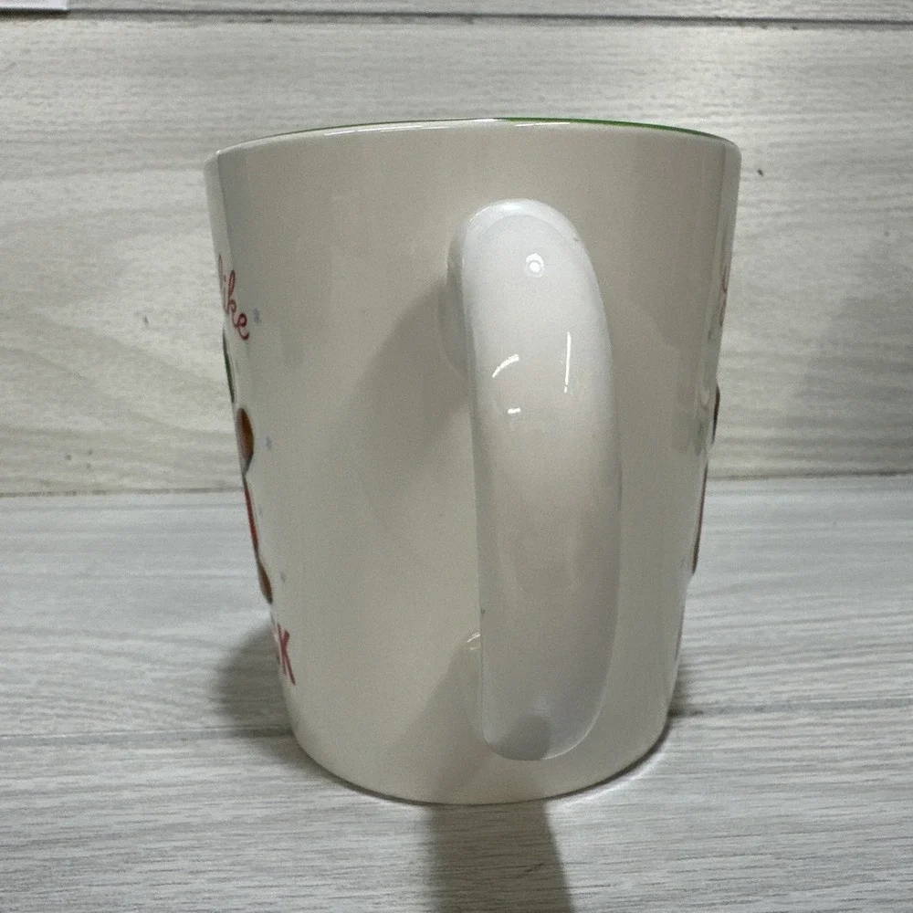WONDERSHOP Christmas Stoneware 16oz Gingerbread Lookin‎ Like a Snack Coffee Mug